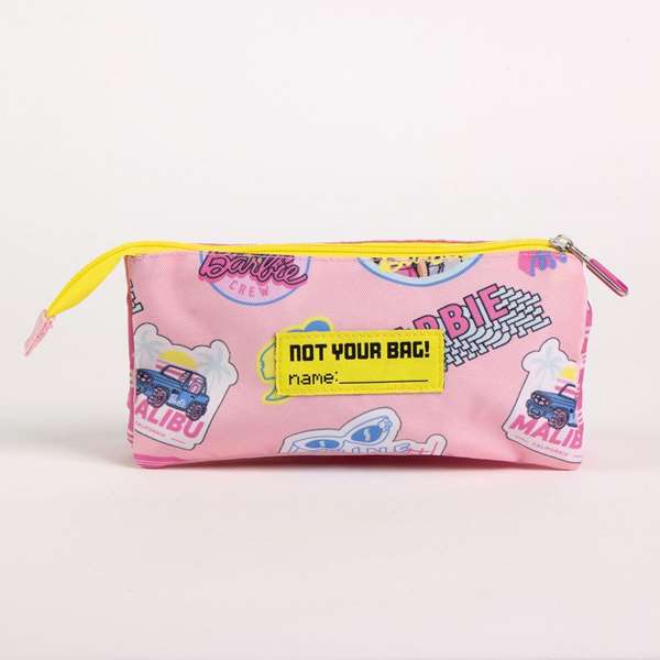 Cerdá Estuche Portatodo 3 Compartimentos Barbie FUCHSIA 2.2 x 1.1 x 22.5 cm