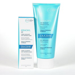Ducray Keracnyl PP Crema 30ml + Gel Limpiador 200ml