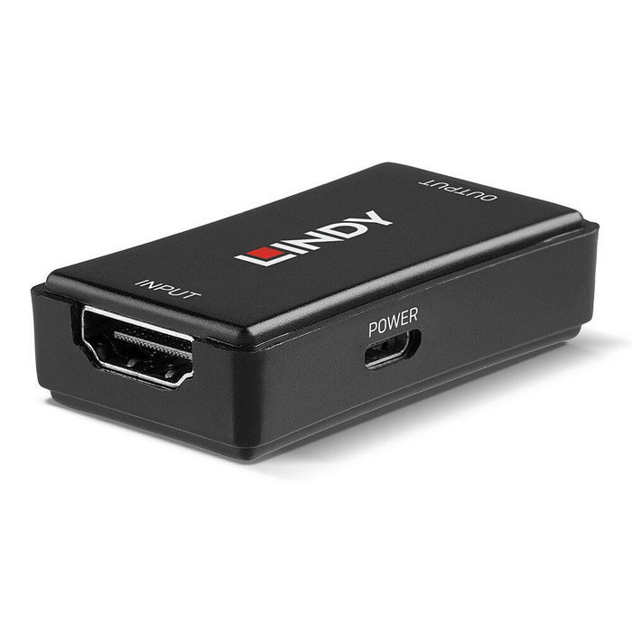 Lindy 50m HDMI 2.0 18G Repeater 4K 60Hz HDR HDCP para Extensión de Señal Lindy 50m HDMI 2.0 18G Repeater 4K 60Hz HDR HDCP para Extensión de Señal