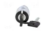 SCHNEIDER ELECTRIC Interruptor rotativo con llave Harmony XB4 22mm Negro