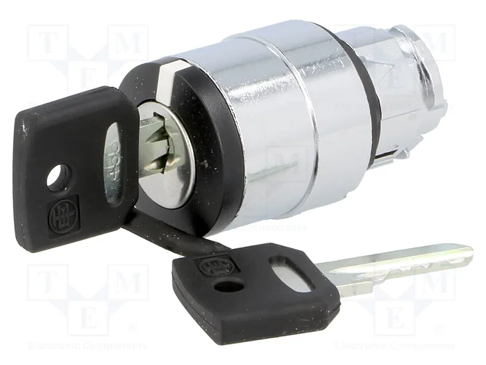 SCHNEIDER ELECTRIC Interruptor rotativo con llave Harmony XB4 22mm Negro SCHNEIDER ELECTRIC Interruptor rotativo con llave Harmony XB4 22mm Negro
