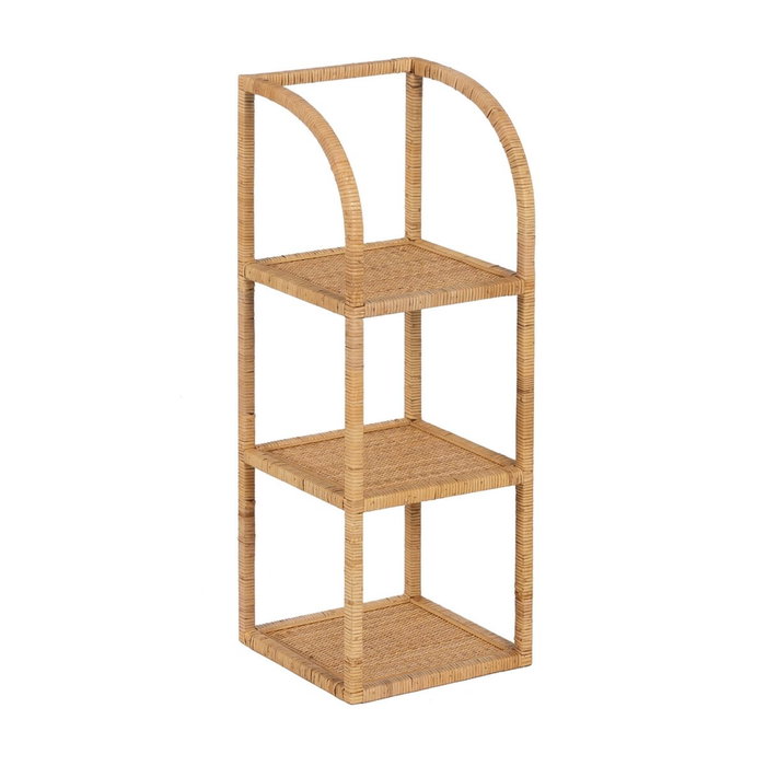 Ixia Set de 3 Estanterías Natural de Ratán para Salón