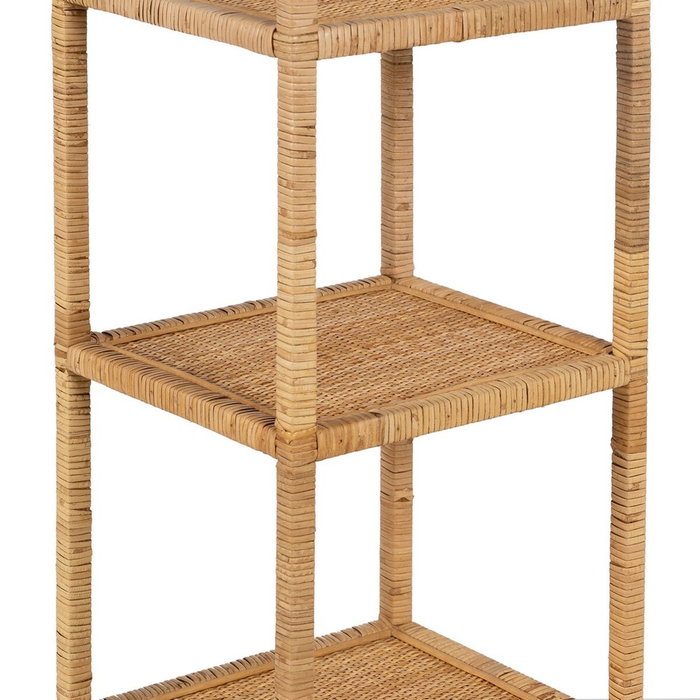 Ixia Set de 3 Estanterías Natural de Ratán para Salón