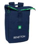 Mochila para Portátil Benetton Green Azul marino 28 x 42 x 13 cm