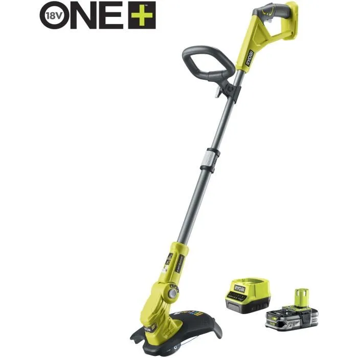 Ryobi RYO4892210185778 Cortacantos Inalámbrico 18V - Corte Ø 25-30 cm - Hilo Ø 1 x 1.6 mm - Incluye Batería 18V 2.5 Ah y Cargador