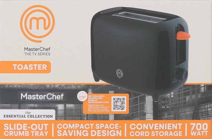 Masterchef Tostadora de Pan 700W, 16.6 x 27.3 x 17.2 cm (3 Unidades)