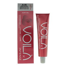 Voila 3C Intense, Tinte permanente para el cabello, 6.35 Dark Blonde Intense Mahogany, 60 ml