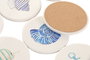 DKD Home Decor Posavasos Mediter Surtido Azul y Blanco