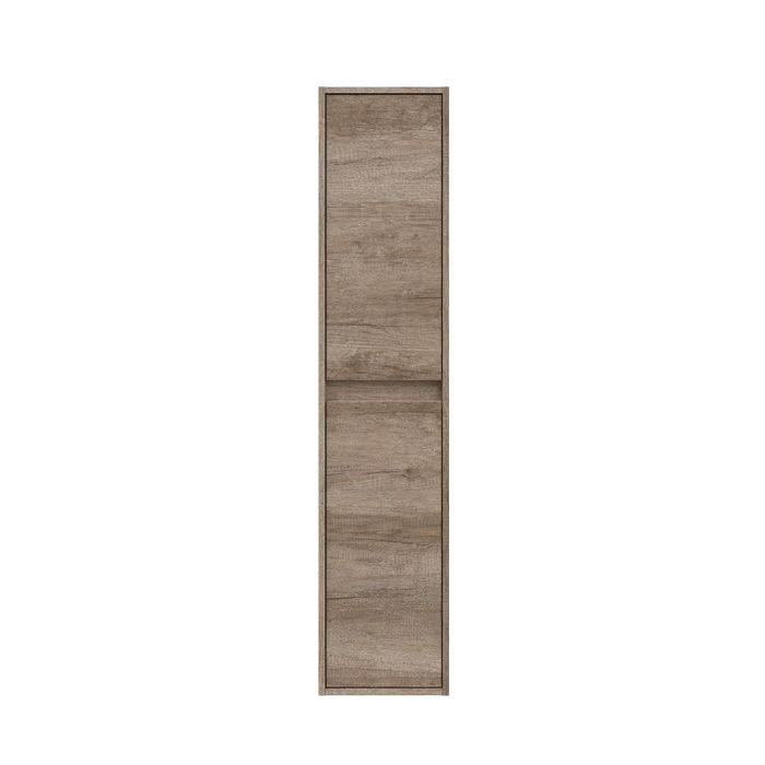 Forés/Arkit Columna Baño Colgar Suspendida 2 Puertas Marrón Nordik 30 x 25,5 x 140 cm