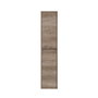 Forés/Arkit Columna de baño suspendida con 2 puertas, marrón nordik