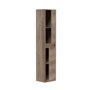 Forés/Arkit Columna de baño suspendida con 2 puertas, marrón nordik