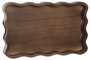 DKD Home Decor Bandeja MDF Chocolate Mousse Marrón 40x25x4 cm