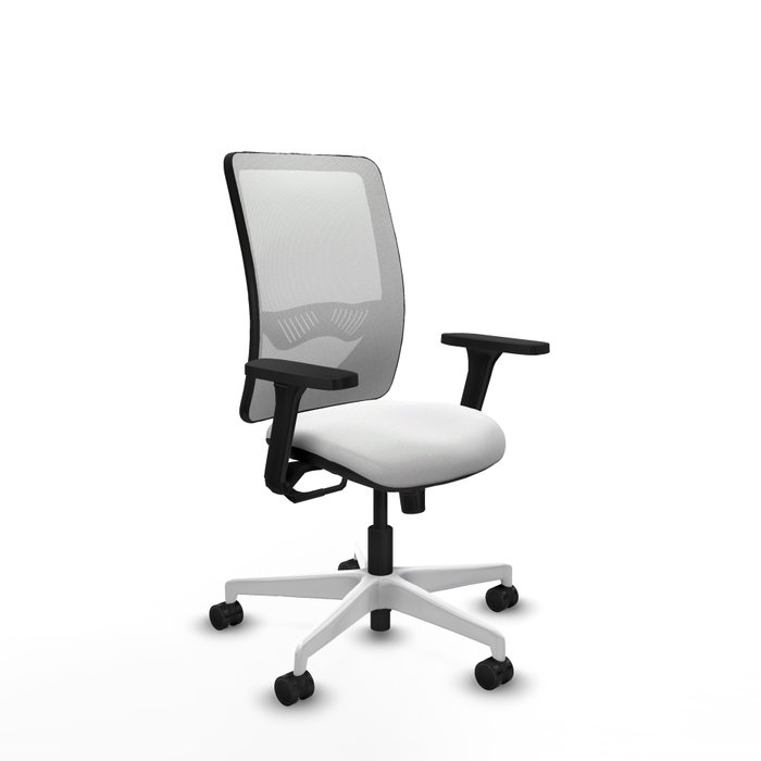 PIQUERAS Y CRESPO Silla de oficina Zulema Blanca con Mecanismo Sincro PIQUERAS Y CRESPO Silla de oficina Zulema Blanca con Mecanismo Sincro