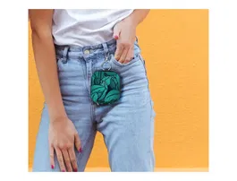 Wondee Mini Estuche Tecnológico para Auriculares, Cables y USB con Mosquetón Organizador Resistente