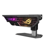 Asus ROG Herculx XH01/GRY/ARGB - Soporte para Tarjeta Gráfica, Holder Universal, Negro/Gris, RGB Direccionable, Incluye Cable de 0.5 m, para Caja PC