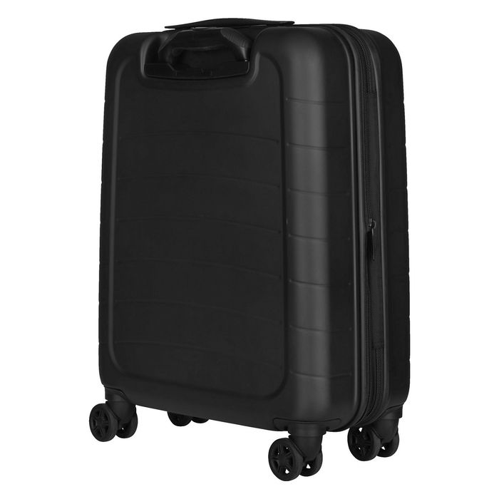 Wenger Maleta de Cabina Syntry con Compartimento para Portátil 14", 4 Ruedas Pivotantes, Negro/Gris, 36L