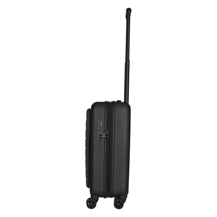 Wenger Maleta de Cabina Syntry con Compartimento para Portátil 14", 4 Ruedas Pivotantes, Negro/Gris, 36L