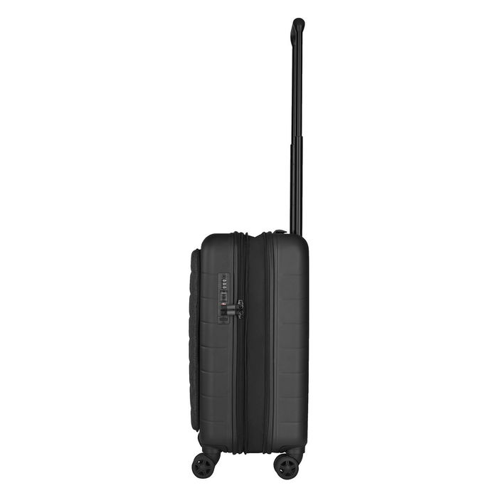 Wenger Maleta de Cabina Syntry con Compartimento para Portátil 14", 4 Ruedas Pivotantes, Negro/Gris, 36L