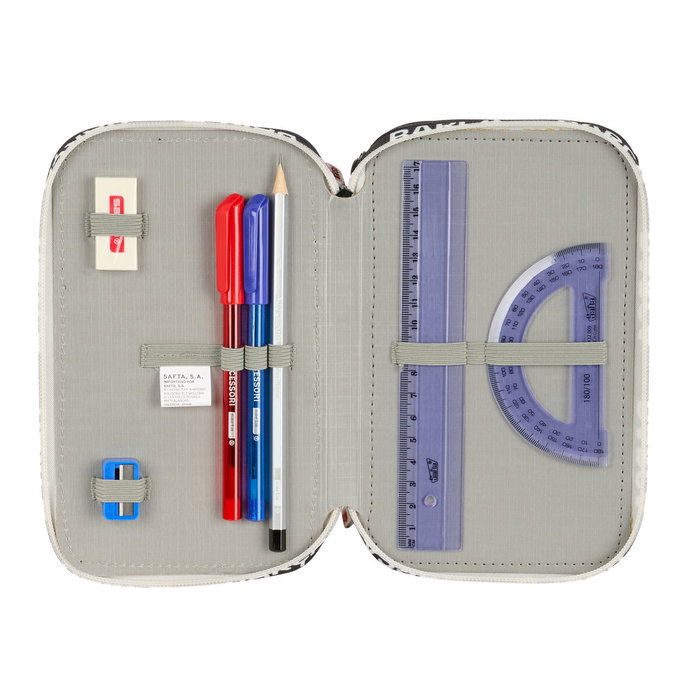 Portatodo F.C. Barcelona Negro 12,5 x 19,5 x 5,5 cm 37 Piezas