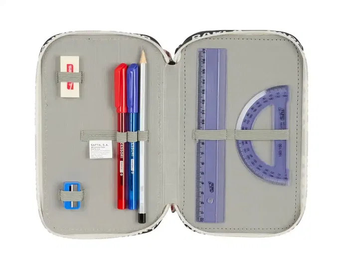 Portatodo F.C. Barcelona Negro 12,5 x 19,5 x 5,5 cm 37 Piezas