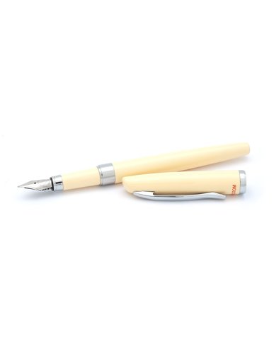 Pluma Inoxcrom Prime Vintage Metalico Lacado Beige Pluma Inoxcrom Prime Vintage Metalico Lacado Beige