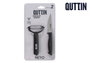 Quttin Set 2 Piezas Cuchillo Pelador y Pelador Oscilante Nero Nero 13.8 cm x 2.5 cm x 25.2 cm (12 Cajas)