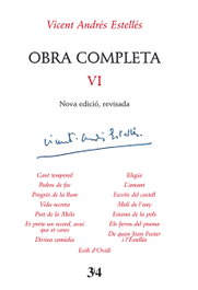 TRES I QUATRE, Obra completa revisada, volum 6, Andrés Estellés, Vicent - TRES I QUATRE