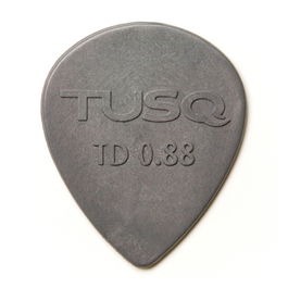Graphtech Tusq Tear Drop Púa .88mm Gris (Deep) Paquete de 6