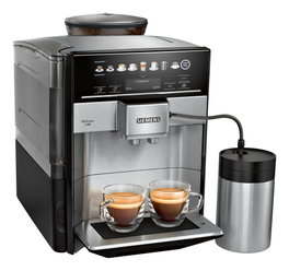 Siemens EQ.6 plus s700 TE657M03DE, Cafetera Superautomática Negro y Acero inoxidable
