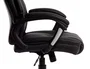 Q-connect Silla de Dirección Profesional, Respaldo Alto, Similpiel, Negro, Base Metálica, Ruedas Premium, Altura Max 1260 mm