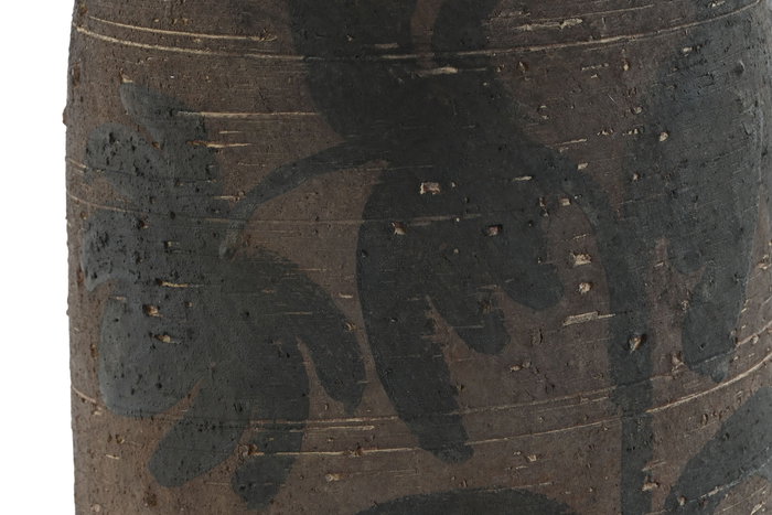 DKD Home Decor Jarrón Oriental Marrón Terracota 19.5 x 35.5 x 19.5 cm Hecho a mano