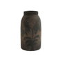 DKD Home Decor Jarrón de Terracota Envejecido Marrón 19,5x19,5x35,5 cm