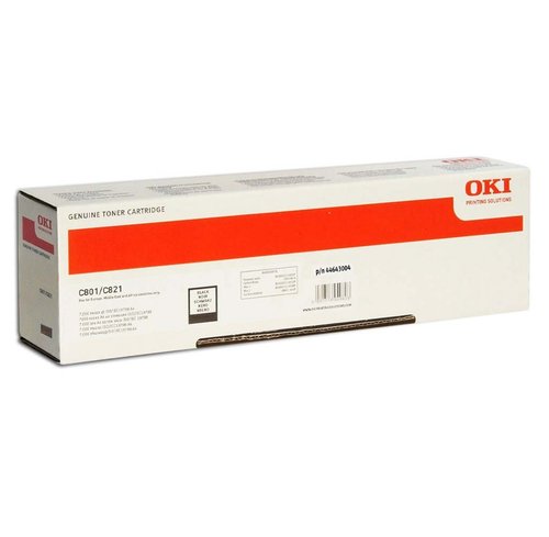 OKI Tóner Negro 44633004 para C801/C821 (7.000 páginas)