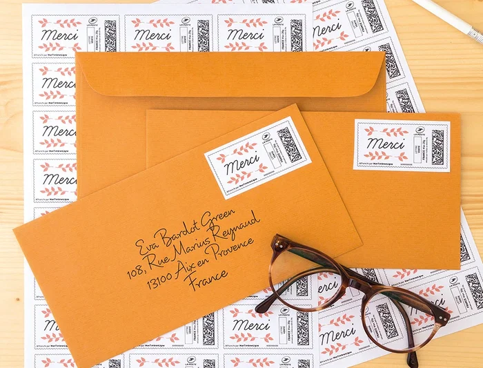 Q-connect KF10642 Etiqueta Adhesiva 70x30 mm para Ink-jet, Láser y Fotocopiadora, Caja 100 Hojas DIN A4