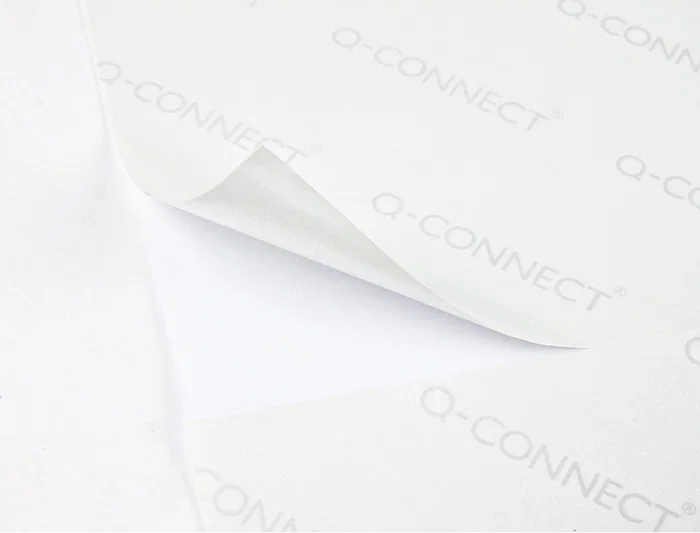 Q-connect KF10642 Etiqueta Adhesiva 70x30 mm para Ink-jet, Láser y Fotocopiadora, Caja 100 Hojas DIN A4