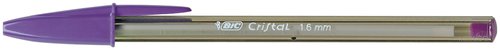 Bic Bolígrafo Cristal Fun Morado, Caja de 20 Unidades Bic Bolígrafo Cristal Fun Morado, Caja de 20 Unidades