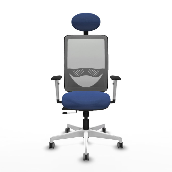 PIQUERAS Y CRESPO Silla de oficina Zulema Azul Marino y Gris PIQUERAS Y CRESPO Silla de oficina Zulema Azul Marino y Gris