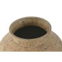DKD Home Decor Jarrón de Metal Crema 33x33x38 cm