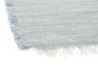 DKD Home Decor Salvamanteles Individuales de Algodón Reciclado, Azul y Blanco, Pack de 6