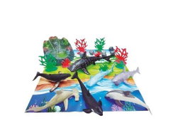 JugaToys Bote animales Marinos 22x17cm