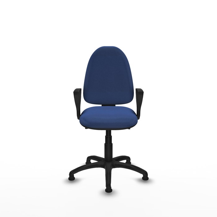 PIQUERAS Y CRESPO Silla de oficina Aýna Azul Marino con mecanismo Asincro