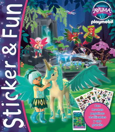 BOOK'N'APP, PLAYMOBIL AYUMA (STICKER&FUN)