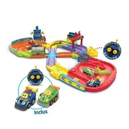 Vtech Mi Primer Circuito Controlado A Distancia VTE3417765700057 con Simon Super Champion y Leo Bolide Turbo - Idioma Francés