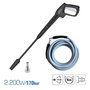 Koma Tools Hidrolimpiadora HL-2200 2200W 170 bar 390 l/h Bomba Aluminio Accesorios Incluidos
