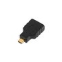 Aisens Adaptador HDMI Hembra a Micro HDMI Macho A121-0125 Negro