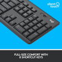 Logitech Combo Inalámbrico Silencioso MK295, Teclado y Ratón, Tecnología SilentTouch, Español