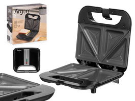 Sandwichera Argon X2 Negra 750W 22x21x7.5cm (Set de 6)