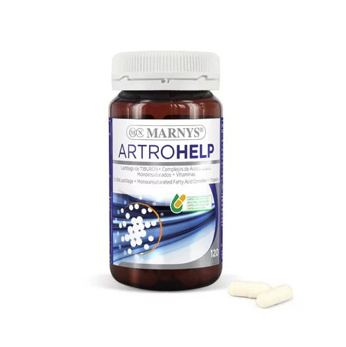MARNYS Artrohelp con Cartílago de Tiburón, Vitaminas y Minerales 120 cápsulas