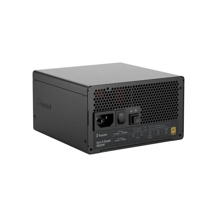 Fractal Design Ion 3 Gold 850W Fuente de Alimentación ATX12V 3.1 850W Negro Cable UE - FDPIA3G850EU