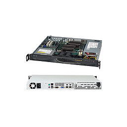 Super Micro SC512 F-350B1 - Chasis de Servidor para Montaje en Rack 1U ATX con Fuente de 350W